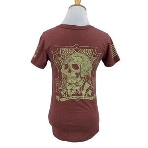 Grunt Style T Shirt Womens S Small Mahogany Parsley Washington American OG Tee